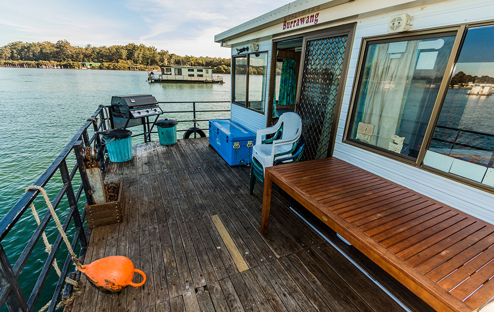 Enjoy the view from the large front deck